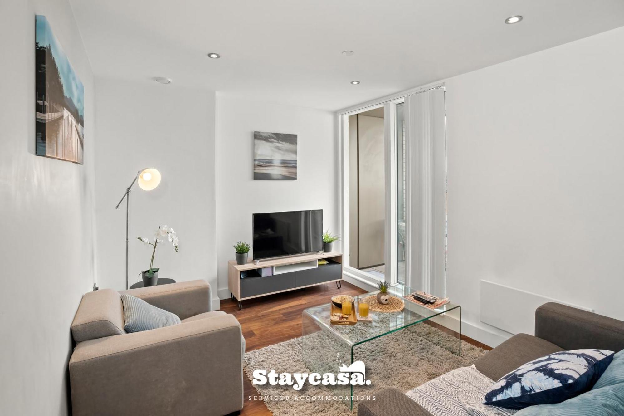 Spectacular Apartment Balcony View In City Centre Манчестер Экстерьер фото