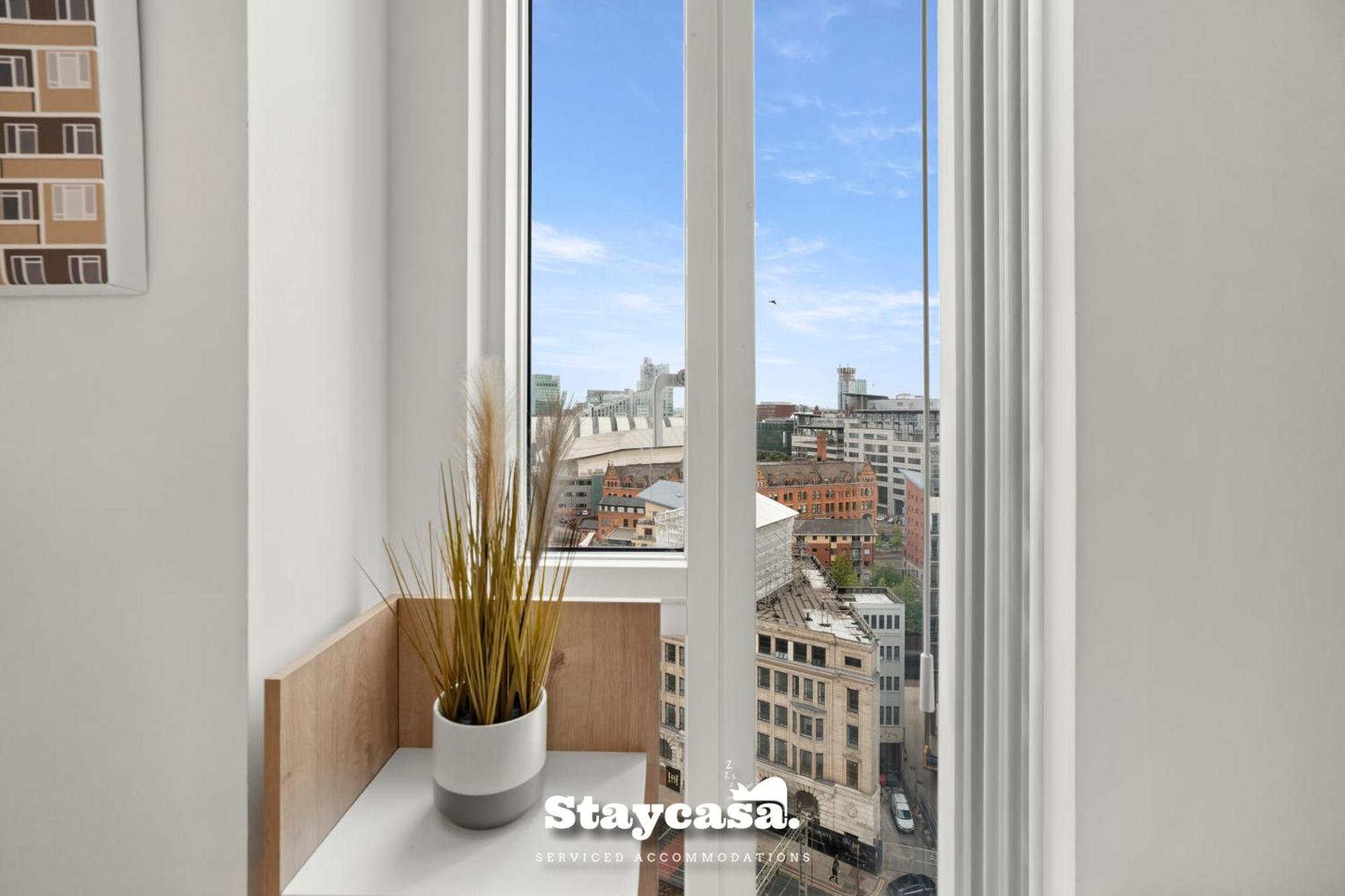 Spectacular Apartment Balcony View In City Centre Манчестер Экстерьер фото