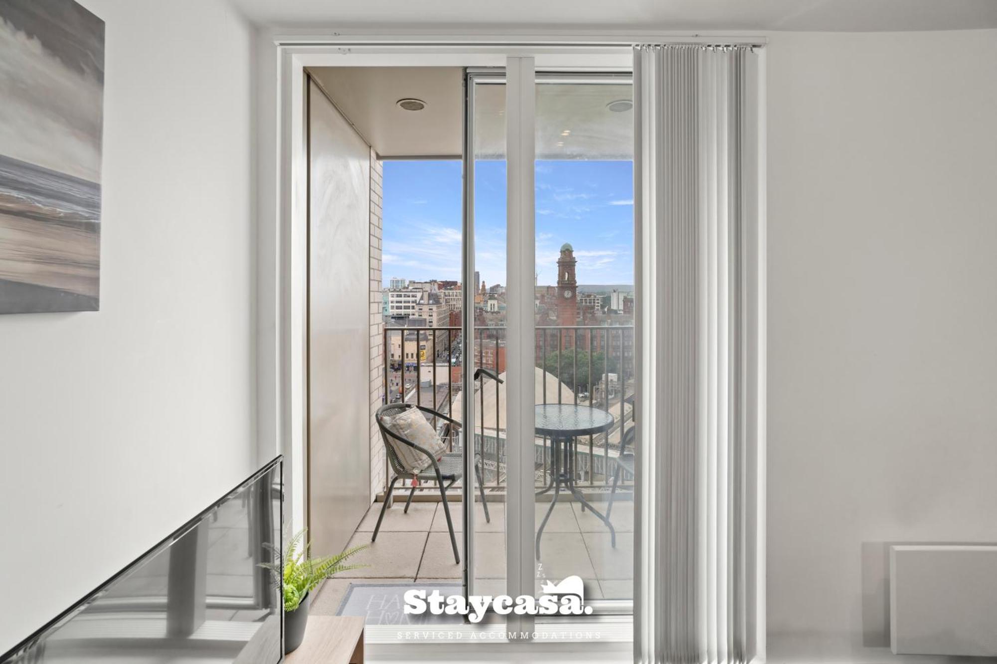 Spectacular Apartment Balcony View In City Centre Манчестер Экстерьер фото